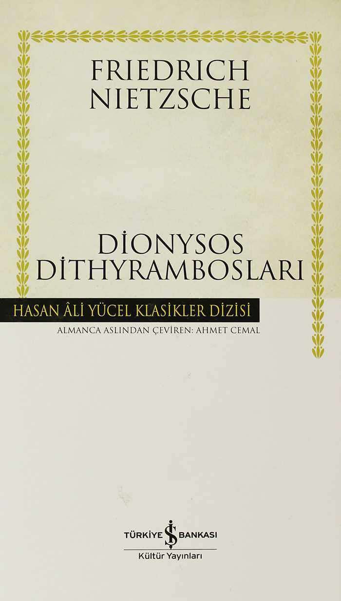 Dionysos Dithyrambosları Ciltli