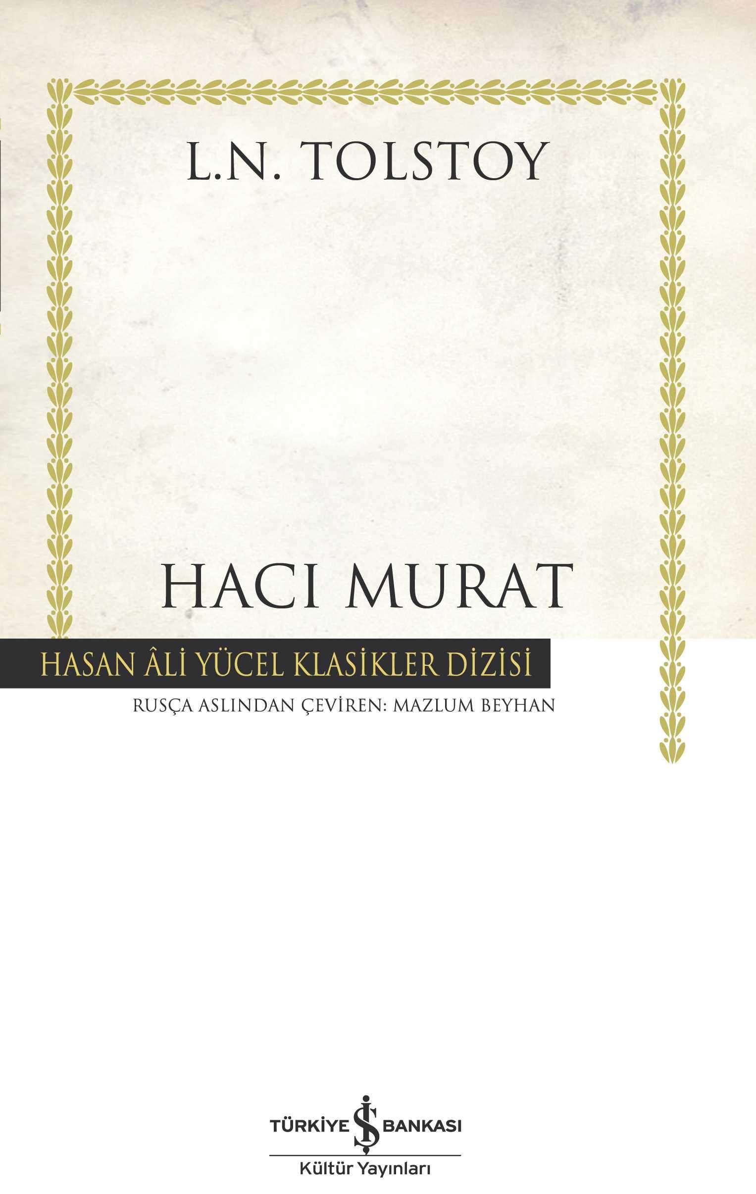 Hacı Murat Ciltli