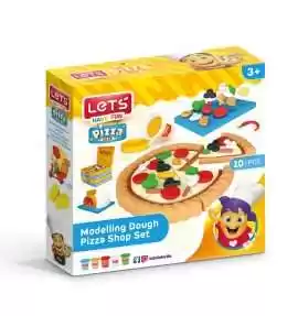 Lets Oyun Hamuru Pizza Seti