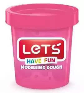 Lets Tek Renk Oyun Hamuru Pembe (150 gr.)